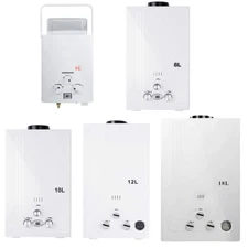 6L 8L 10L 12L 18L Tankless Propane Gas Water Heater On Demand LPG Water Boiler
