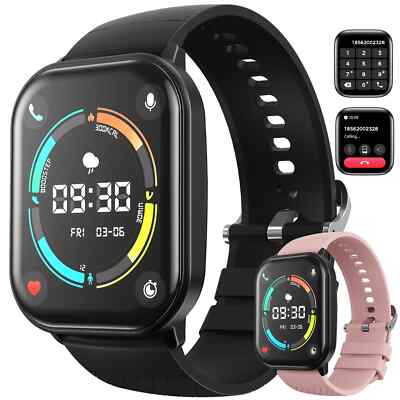 AUOSHI ZL99J Inch IP67 Waterproof Smart Watch, Black