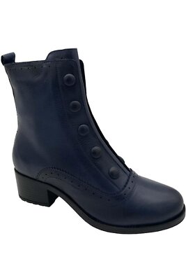Miz Mooz Leather Ankle Boots Jozie Denim