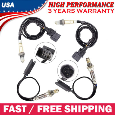 4x Upstream+Down Oxygen Sensor for BMW 545i 645ci 745i Alpina B7 760i 760li
