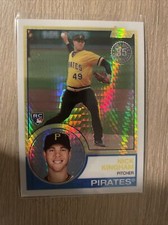 2018 Topps Update Nick Kingham 1983 Silver Pack Chrome Refractor #149 RC Rookie
