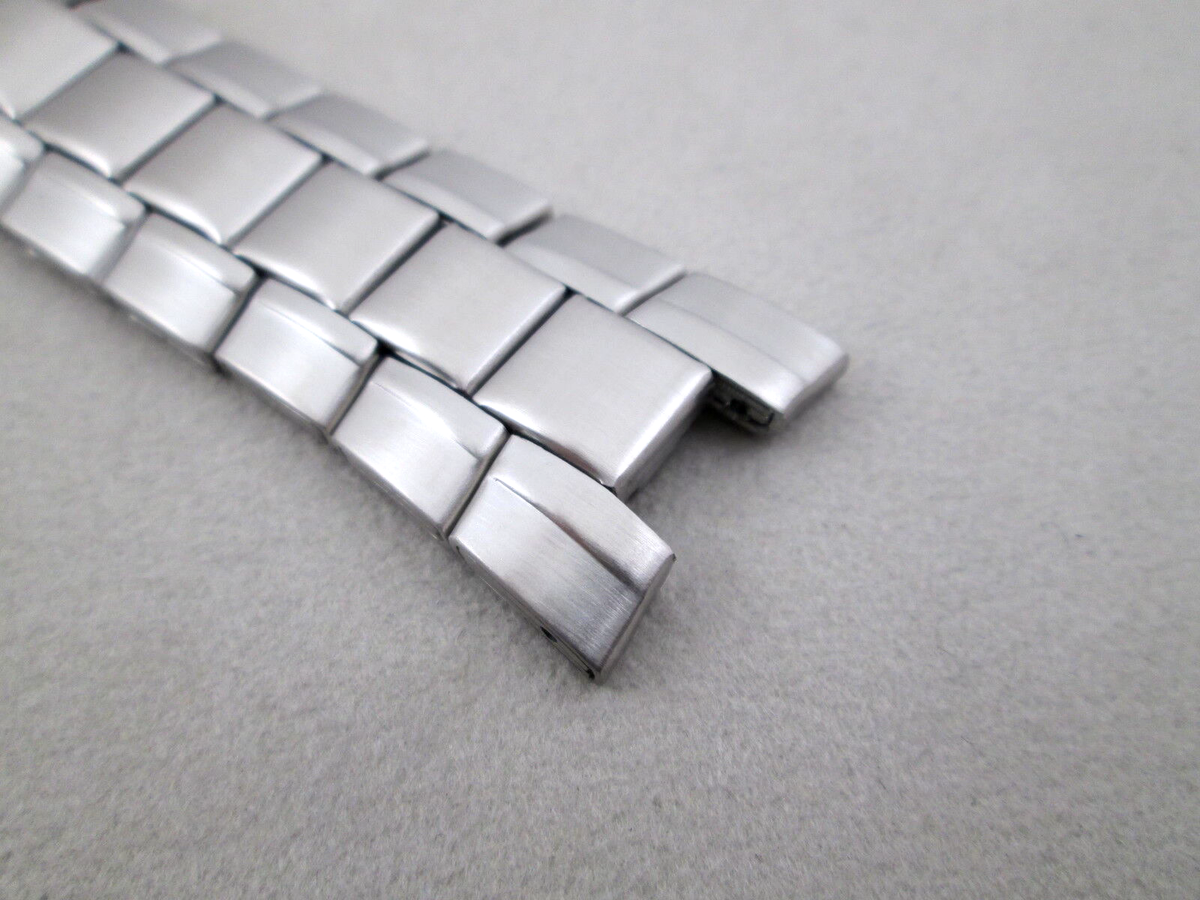 Genuine Casio Edifice Stainless Steel Watch Band Silver Tone 22 Mm