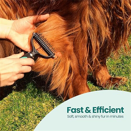 Dematting Tool for DogsPet Safe Dematting Comb for DogsCat and Dog