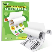 Lot Koala Double-sided Printable Full Sheet Shipping Labels 8.5x11 for Laser