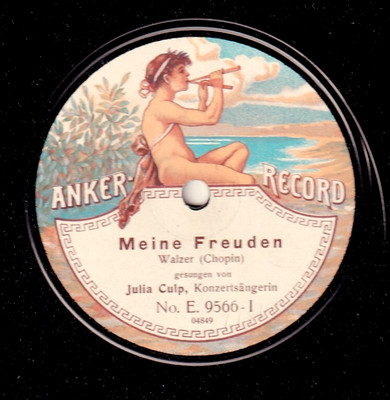 Culp; Steiner. Chopin (Meine Freuden) + Brahms (Wie bist du). Anker E 9566. NM-