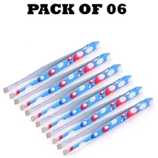 Forgica Professional Stainless Steel Paper Coated Tweezers