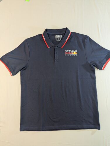 Red Bull Racing F1 Core Color Logo Polo - Night Sky/Red XL