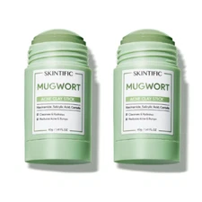 Bundling 2 Pcs Skintific - Mugwort Acne Clay Mask Stick 40gr -  Face Mask #ND