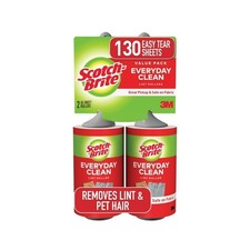 Scotch-Brite Lint Roller Twin Pack, 2 Rollers, 65 Sheets Free Shipping