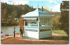 Oldest Steamboat Pilothouse Tell City Ohio River Museum Postcard