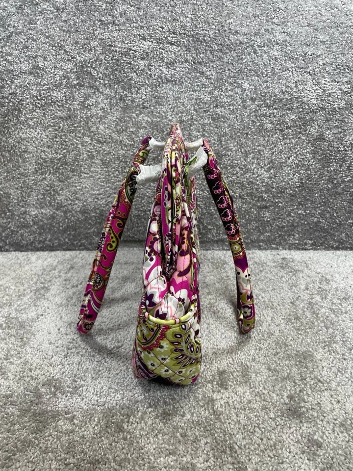 Vera Bradley Bags Womens Very Berry Paisley Zip Double Handle Strap Shoulder - Image 2 of 4