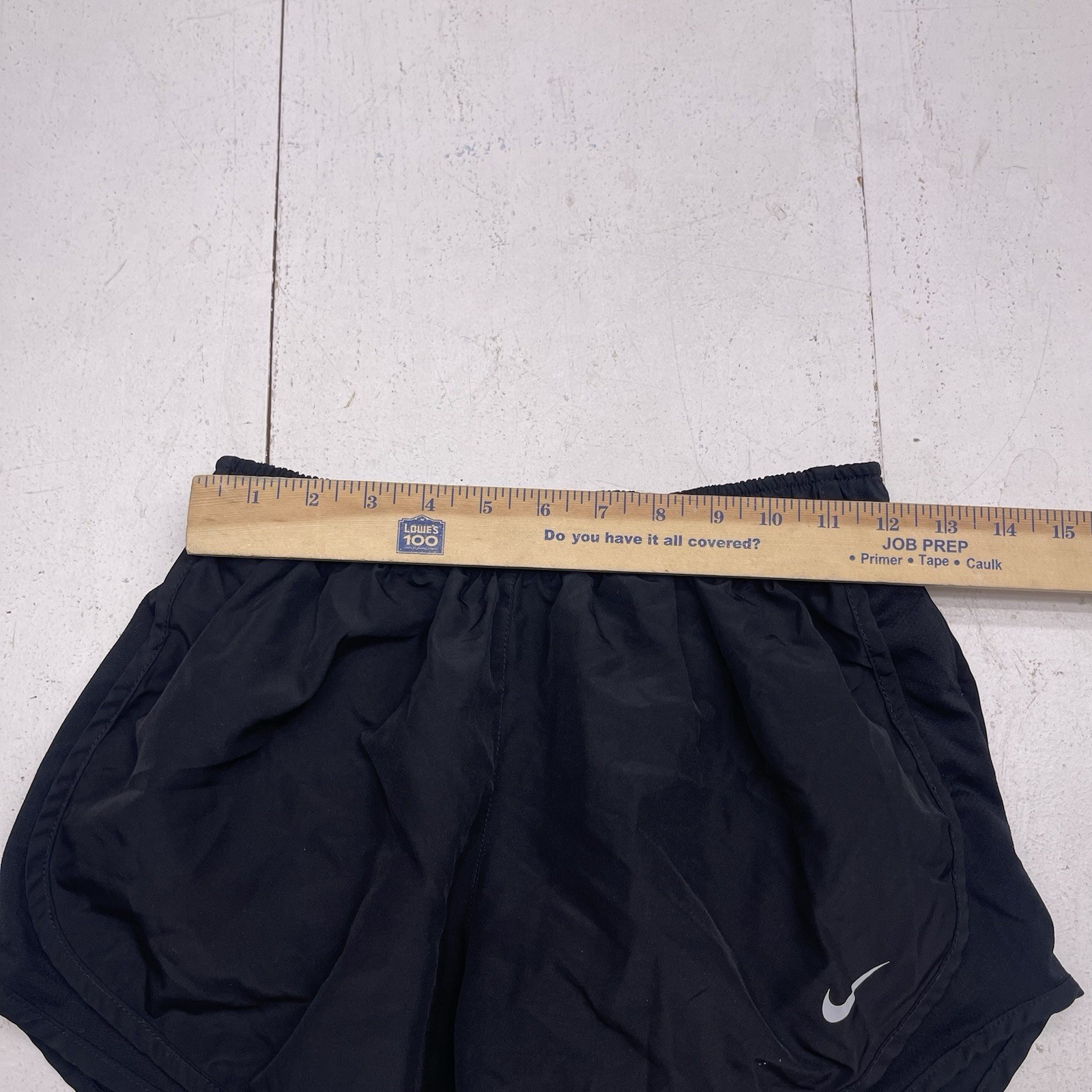 Nike Dri Fit Solid Black Drawstring Athletic Shor… - image 4
