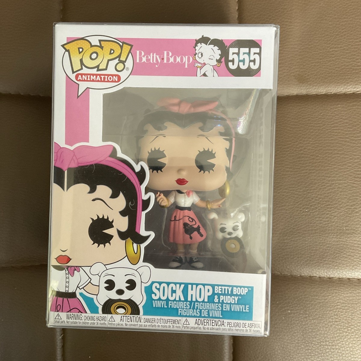 Funko Pop! Vinyl: Betty Boop - Sock Hop Betty Boop and Pudgy #555