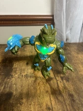 Beast Lab Dino Creator Raging Raptor Figure RARE HTF Lights and Sound Work