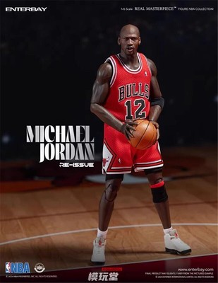 新品　1/6　マイケル・ジョーダン　アクションフィギュア　エンターベイ ENTERBAY 1/6 Bulls Michael Jordan Action Figure I'm Back Red