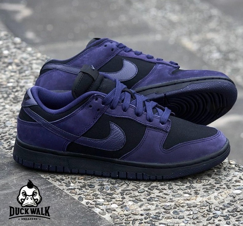 Nike Women's Dunk Low LX Shoes "Purple Ink" Black FB7720-001 Multi Sizes New
