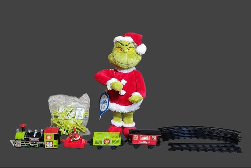The GRINCH Decor Lot/24" GRINCH Greeter/GRINCH Train/24 Pack GRINCH ...