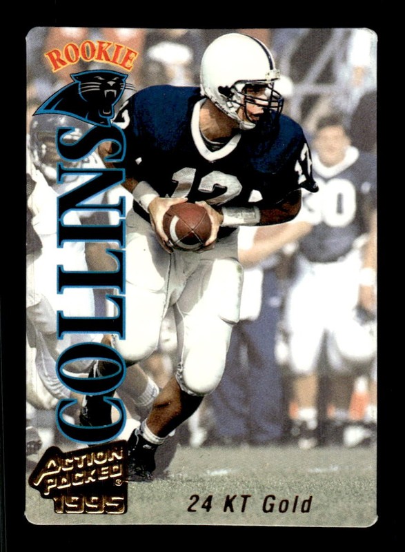 1995 Action Packed Kerry Collins 24K Gold #20G