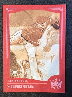 2018 Panini Diamond Kings - Sepia Variation Shohei Ohtani #73 Red
