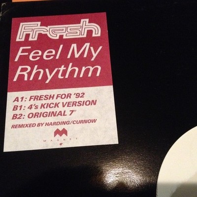 Fresh  - Feel My Rhythm (12'', Promo, W/Lbl)