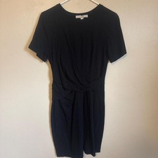 Loft Women's Black and Navy Dress