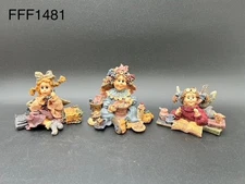 Boyds Bears & Friends - The Wee Folkstone Collection - Lot of 3 - SeeDescription