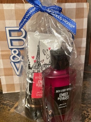 Bath & Body Works 2pc EMILY IN PARIS - PARIS AMOUR Body Cream + Shower Gel Set 