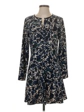 Simply Vera Vera Wang Women Blue Casual Dress S