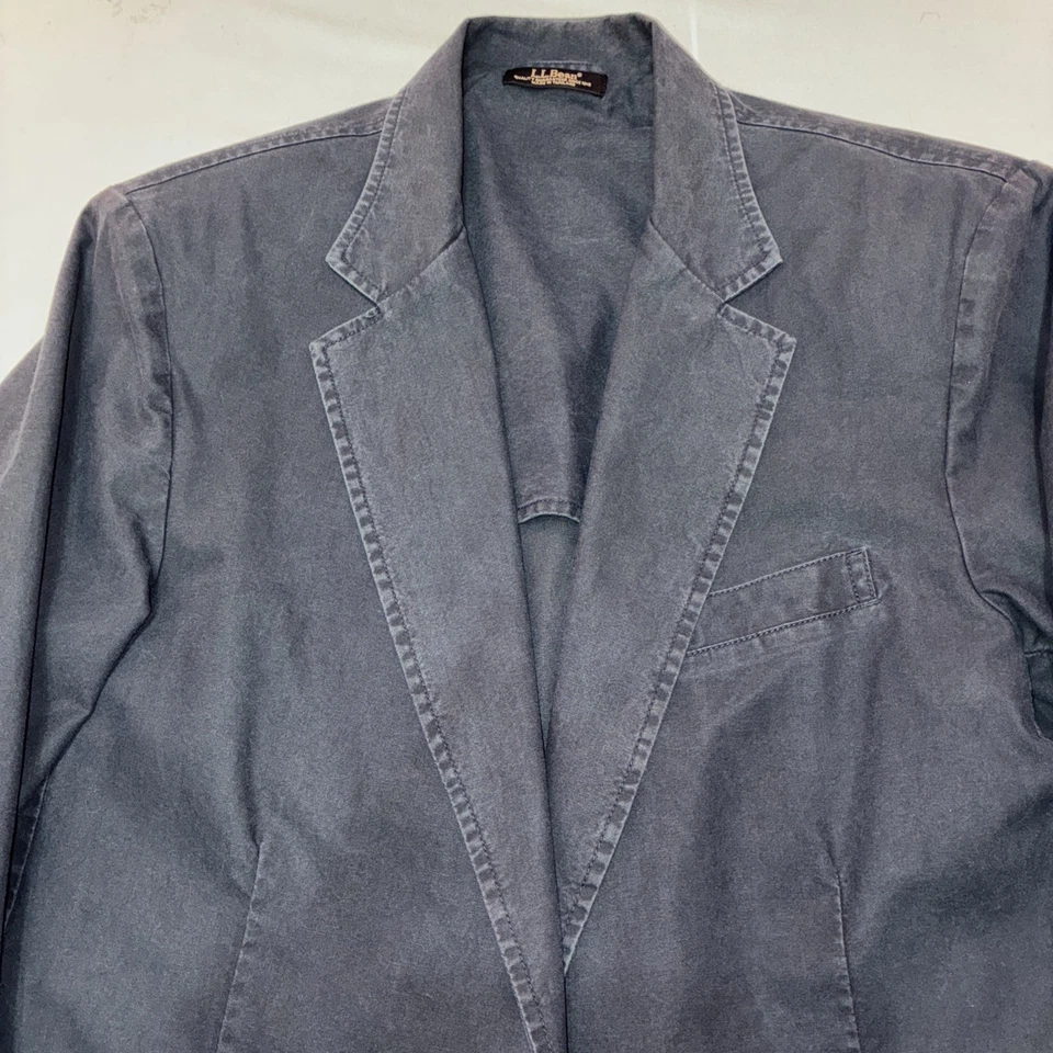 LL Bean Sport пальто Blazer куртка однотонный мужской 42 R синий - Изображение 3 из 4