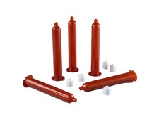 Nordson EFD 7366055 Syringe Barrel Piston Kit, 55cc, Abr/Wht, UV/Light