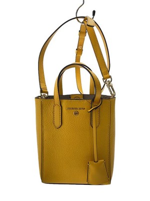 MICHAEL KORS Leather Shoulder Bag YLW CE-2105