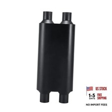 Muffler 3 2.25" dual in  2.25" dual out  overall 23" Dual in  Dual out