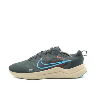 Nike Herren Air Winflo 9 Sneaker Dunkelgrau/Blau/Beige Leicht Laufschuh EU 44