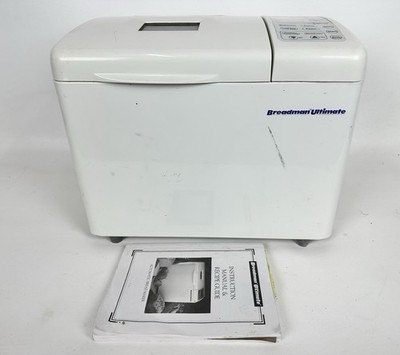 Breadman Ultimate TR2200C Automatic Programmable Bread Machine 2lb Loaf w/Manual