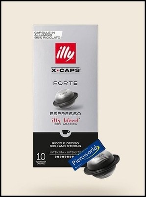 120 coffees illy X-Caps espresso STRONG 100% Arabica RICH & DETERMINED RICH & STRONG