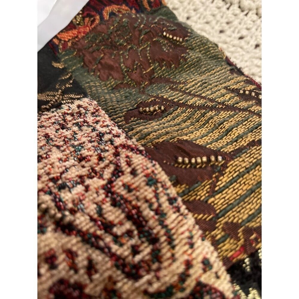 Chicos Patchwork Jacket Size 1 Multicolor Floral … - image 14