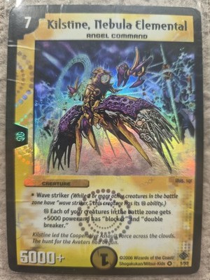 Duel Masters Kilstine Nebula Elemental Holo Sammelkarte Guter Zustand