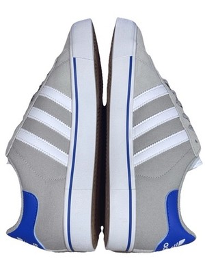 adidas Campus Vulc Men s Size 8.5 Gray Blue Canvas Skate Shoes NWT