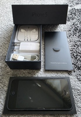 Apple iPhone 5 16GB Black/Schwarz MD297DN/A A1429 Gebraucht