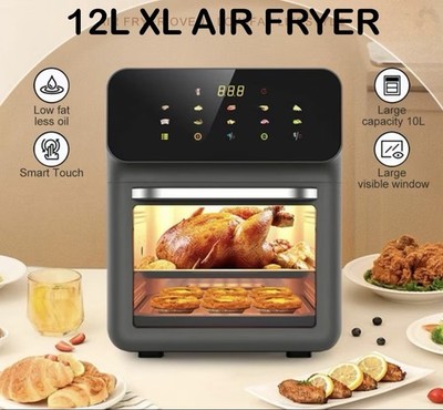 Airfryer Heissluftfritteuse 12L XXL Digital Air Fryer Neu OVP