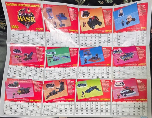 VTG 1987 Kenner M.A.S.K. Laser Command complete with box MASK Sealed Figure Wow - Picture 19 of 20