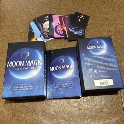 Moon Magic Book & Card Deck Includes 59 Card Deck & 128 Pg Guide Book