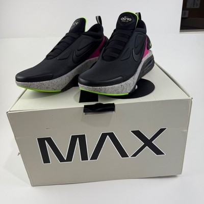 Nike Adapt Auto Max ''Fireberry'' CW7095 001 Men's Size 14 Black Neon