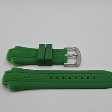 Swiss Legend Neptune Watch Strap Band Silicone Green for 53mm model ONLY
