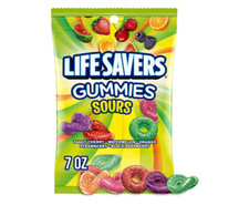 NEW  LIFE SAVERS Sours Gummy Candy, 7 oz Bag 1-BAG 08/2024 