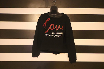 Colin s Women s Black 100% Cotton Comfort Fit Crewneck Sweatshirt Size L