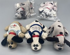 LOT OF 5 VINTAGE 8in POUND PUPPIES PLUSH TONKA TOYS
