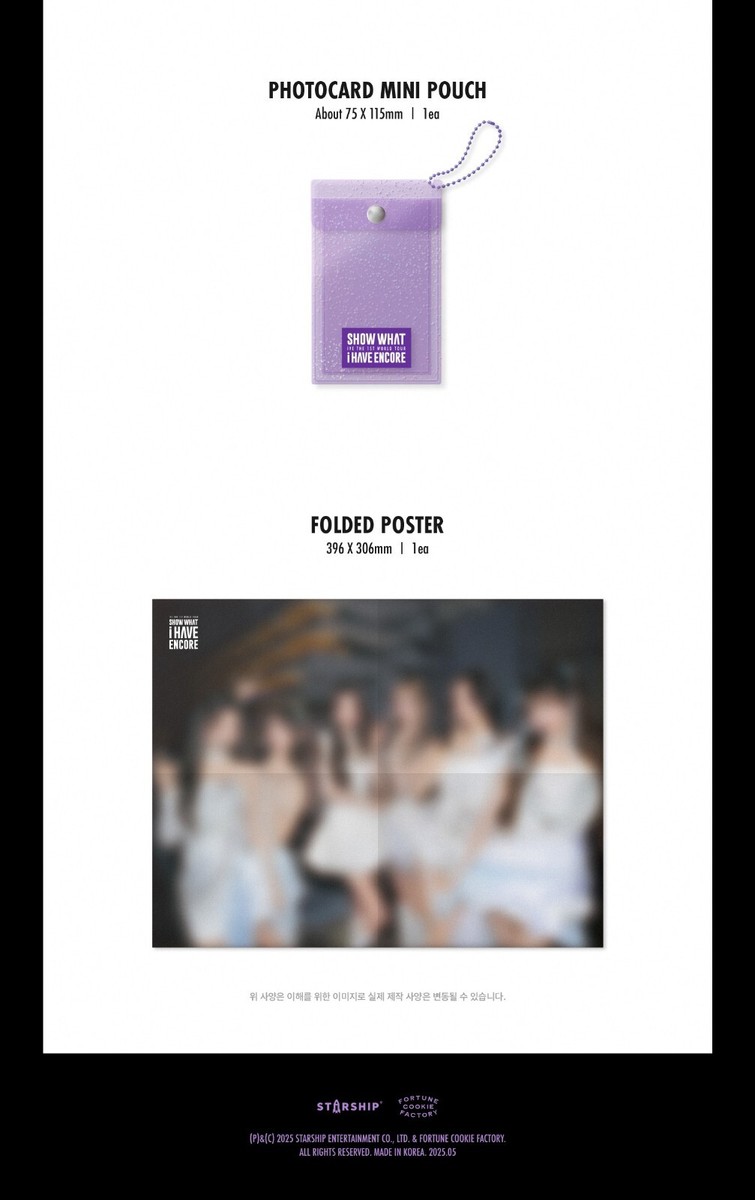 IVE THE 1ST WORLD TOUR SHOW WHAT I HAVE ENCORE Blu-ray 2DISC