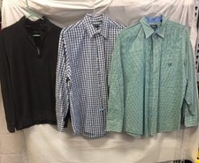 LOT OF 3 Mens Sz L Shirts Lot Van Heusen Arrow Chaps