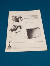  ATARI Service Manual Wells-Gardner 25" Standard-Resolution 52% Video Display